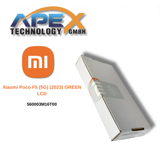 Xiaomi Poco F5 / Redmi Note 12 Turbo (5G) (2023) GREEN LCD / Screen + Touch 560003M16T00      