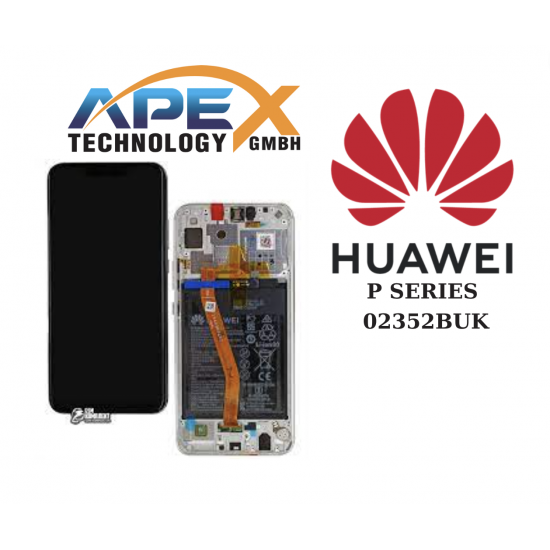 Huawei P Smart Plus / Nova 3i (2018) Display module LCD / Screen + Touch + Battery WHİTE 02352BUK