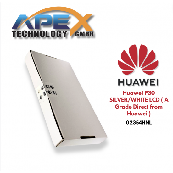 Huawei P30 (2019) SILVER/WHITE LCD ( A Grade Direct from Huawei ) / Screen + Touch 02354HNL