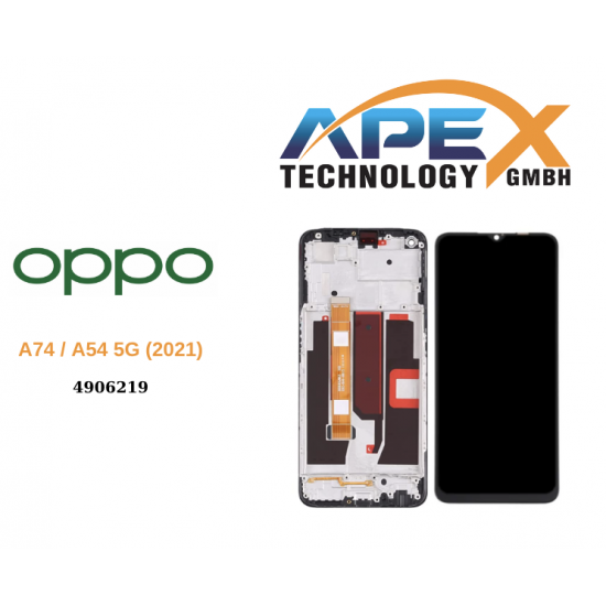 OPPO A74 / A54 5G (2021) BLACK LCD Display module LCD / Screen + Touch BLACK LCD 4906219  