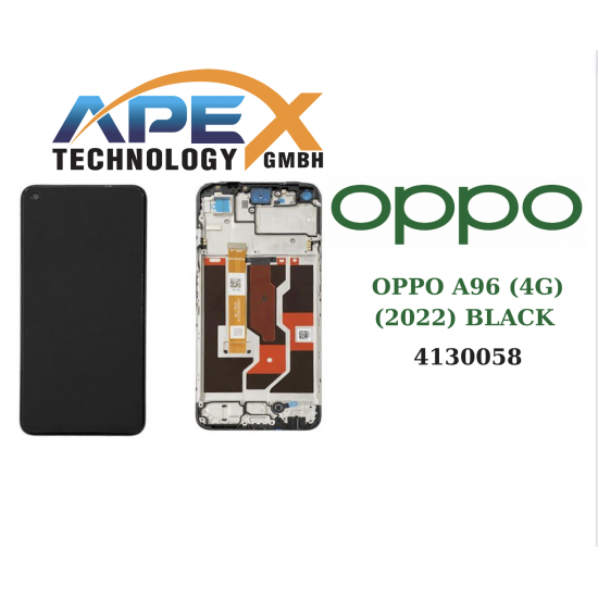 OPPO A96 (4G) (2022) BLACK LCD / Screen + Touch 4130058