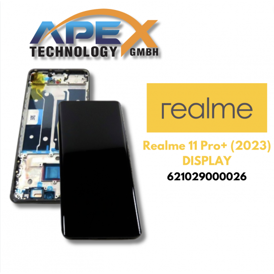 Realme 11 Pro+ 5G (2023) BLACK LCD / Screen + Touch 621029000026