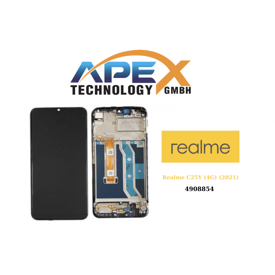 Realme C25Y (4G) (2021) BLACK LCD Display module LCD / Screen + Touch -  4908854