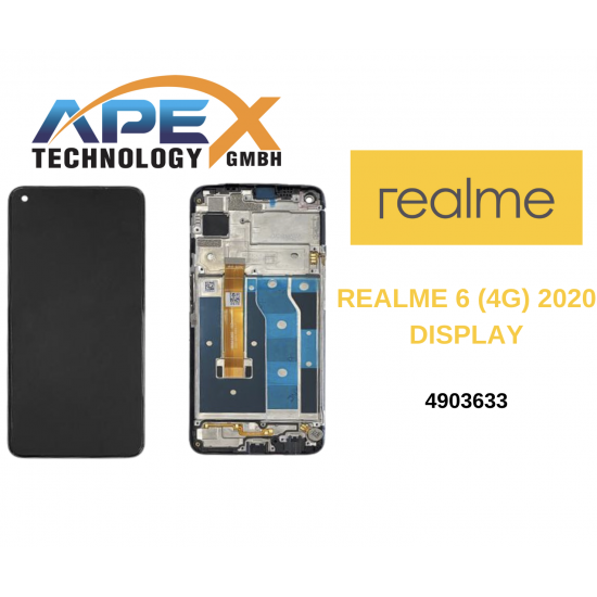 Realme 6 (4G) (2020) Display module LCD / Screen + Touch BLACK LCD 4903633