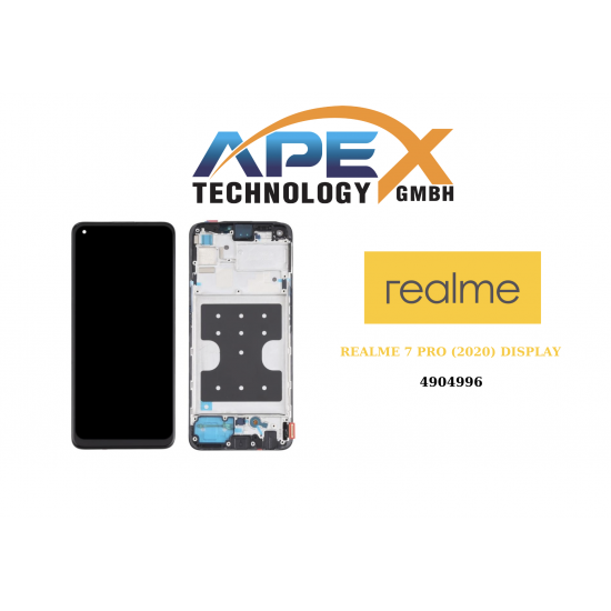 Realme 7 Pro (2020) Display module LCD / Screen + Touch BLACK LCD 4904996