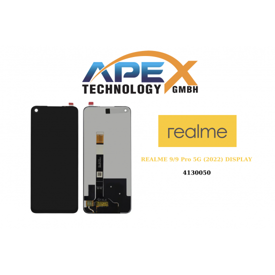 Realme 9 5G / 9 Pro 5G (2022) Display module LCD / Screen + Touch BLACK LCD 4130050