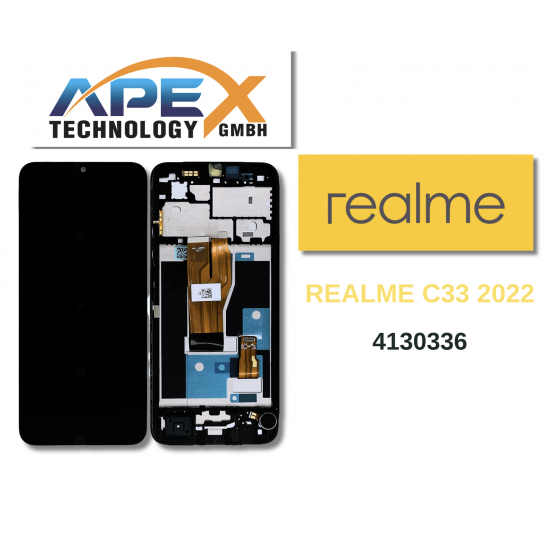 Realme C33 4G (2022) BLACK LCD / Screen + Touch 4130336