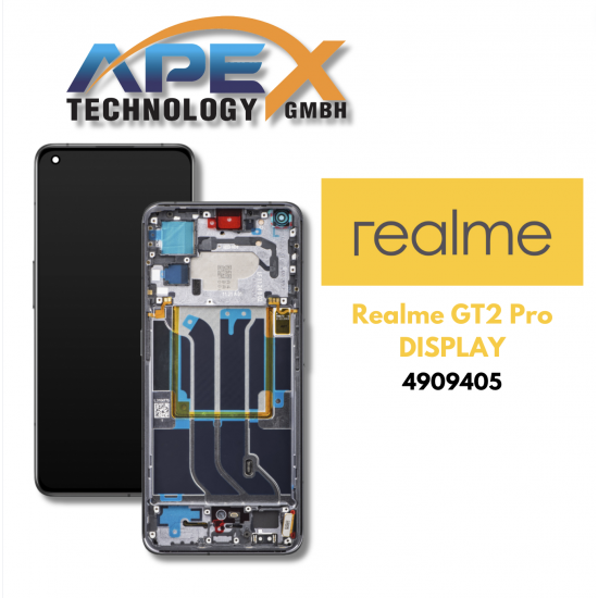 Realme GT2 Pro 5G (2022) BLACK LCD / Screen + Touch 4909405