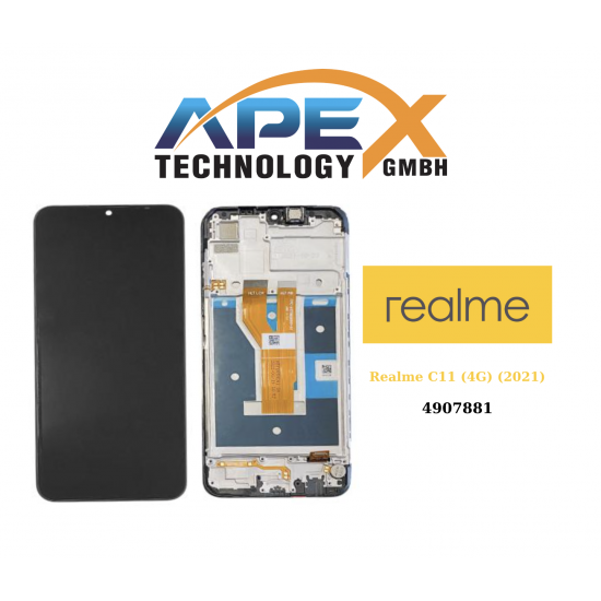 Realme C11 (4G) (2021) BLACK LCD Display module LCD / Screen + Touch – 4907881