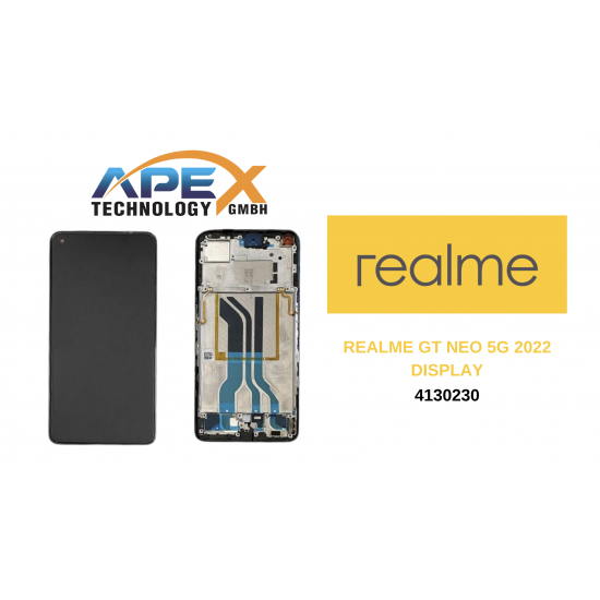 Realme GT Neo 3T/ GT Neo2 / GT2 (2022) BLACK LCD / Screen + Touch 4130230