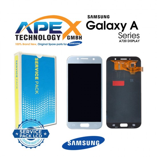 Samsung Galaxy A7 2017 (SM-A720F) Display module LCD / Screen + Touch Blue GH97-19723C