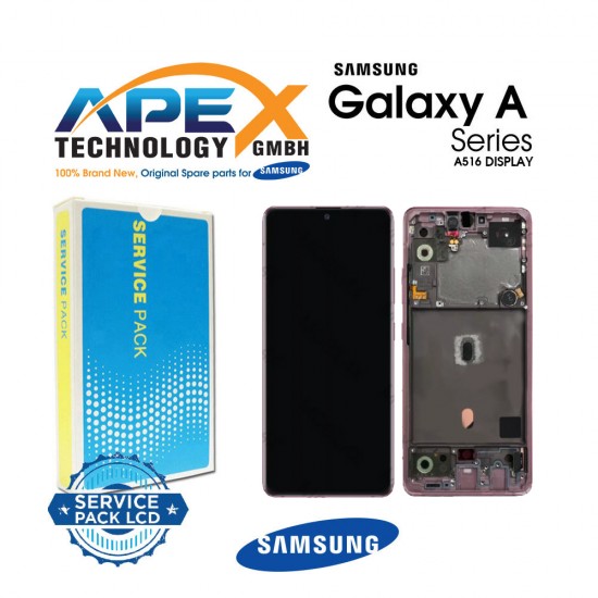 Samsung Galaxy A51 5G (SM-A516B) Display module LCD / Screen + Touch Prism Crush Pink GH82-23100C