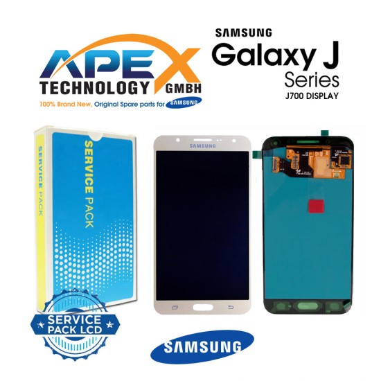 Samsung Galaxy J7 (SM-J700F) Display module LCD / Screen + Touch Gold GH97-17670B