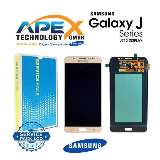 Samsung Galaxy SM-J710 (J7 2016) GOLD Display module LCD / Screen + Touch GH97-18855A OR GH97-18931A