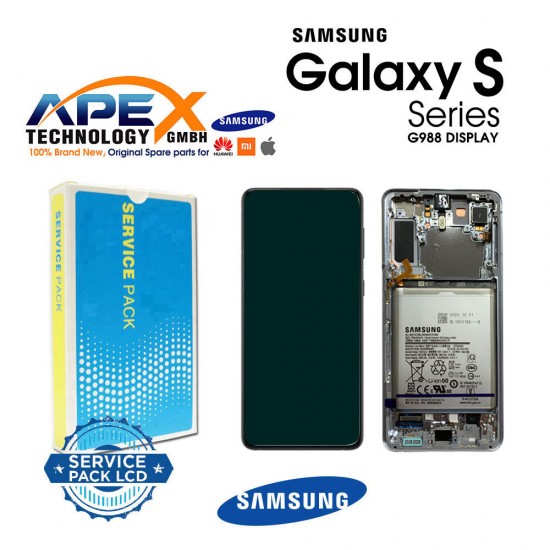 Samsung Sm G998 Galaxy S21 Ultra 5g Display Module Lcd Screen Touch Phantom Silver Btry Gh b Or Gh b