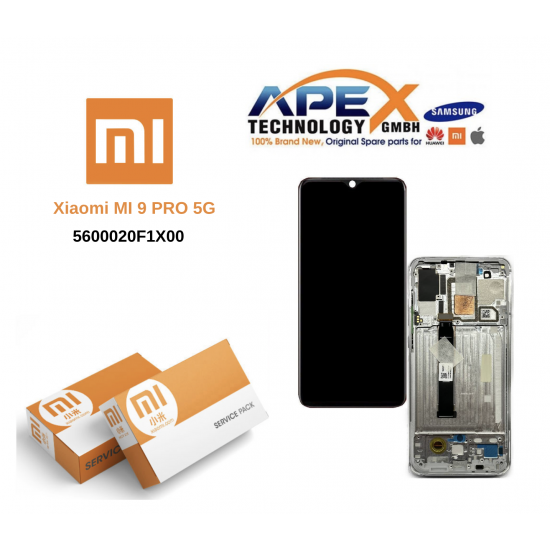 Xiaomi Mi 9 Pro 5G (2019) SILVER LCD Display module LCD / Screen + Touch 5600020F1X00