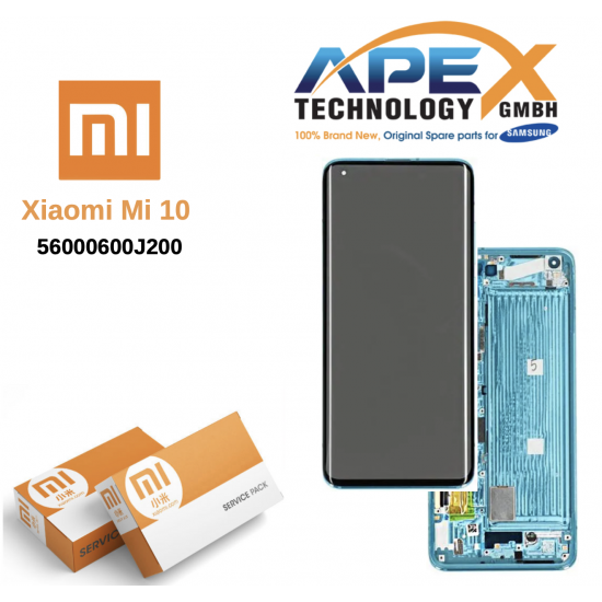 Xiaomi Mi 10 / 10 Pro 5G (S 2020) Display module LCD / Screen + Touch Green 56000600J200