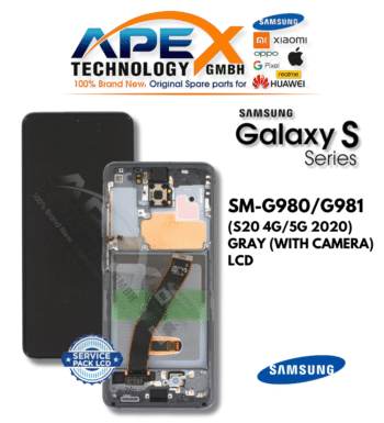 SM-G980/G981 (S20 4G/5G 2020) GRAY (WITH CAMERA) LCD
