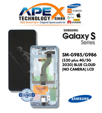 SM-G985/G986 (S20 plus 4G/5G 2020) BLUE CLOUD (NO CAMERA) LCD
