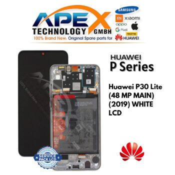 Huawei P30 Lite (48 MP MAIN) (2019) WHITE LCD – 02352RQC