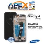 Samsung Galaxy A03 (SM-A035G) Écran LCD - Noir Eu Code (avec châssis) (Service Pack) – GH81-21626A
