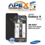 Samsung Galaxy A04s (SM-A047) LCD Screen Display - Black (with Frame) (Service Pack) – GH82-29805A