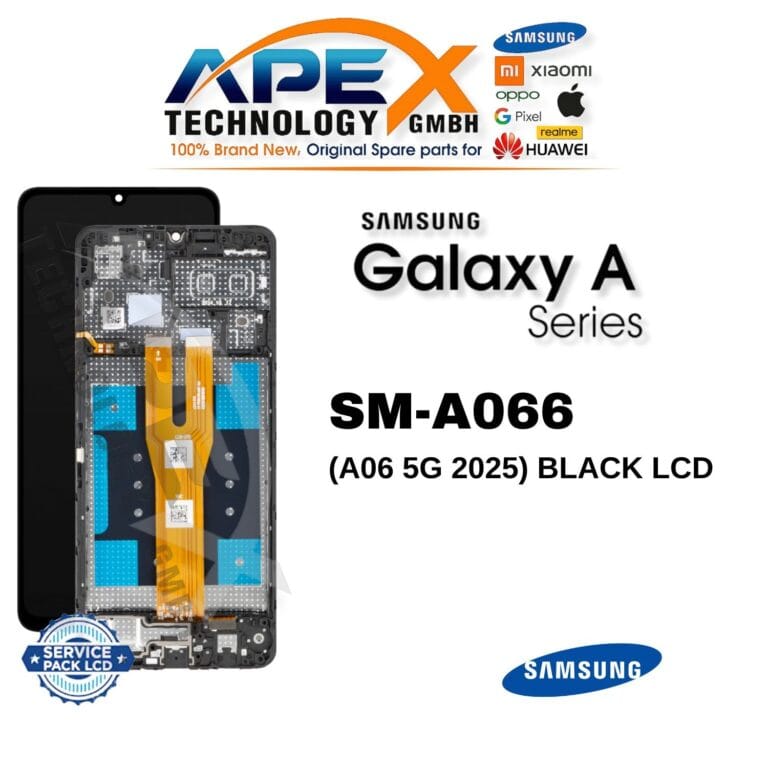 Samsung Galaxy A06 5G (SM-A066) LCD-Display - Schwarz (Service Pack) – GH81-27284A