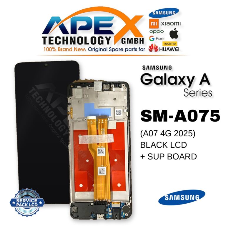 Samsung Galaxy A07 4G (SM-A075) Pantalla LCD - Negro (Service Pack) – GH83-12257A