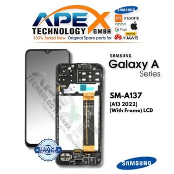 Samsung Galaxy A13 (SM-A137) LCD Screen Display - (with Frame) (Service Pack) – GH82-29227A