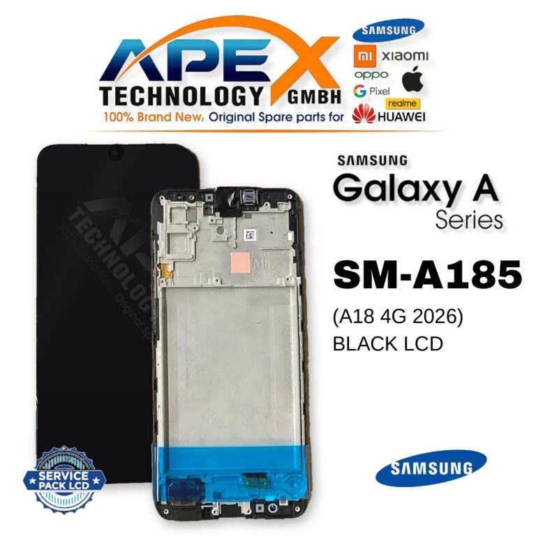 Samsung Galaxy A18 4G (SM-A185) Pantalla LCD - Negro (Service Pack) – GH82-40516A