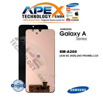 Samsung Galaxy A26 5G//A16 4G/5G (SM-A266/A165/A166) LCD Screen Display - (no Frame) (Service Pack) – GH82-37050A