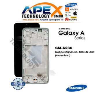 Samsung Galaxy A26 5G (SM-A266) LCD Screen Display - Lime Green (Assembled) – GH82-37049C