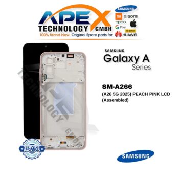 Samsung Galaxy A26 5G (SM-A266) LCD Screen Display - Peach Pink (Assembled) – GH82-37049D