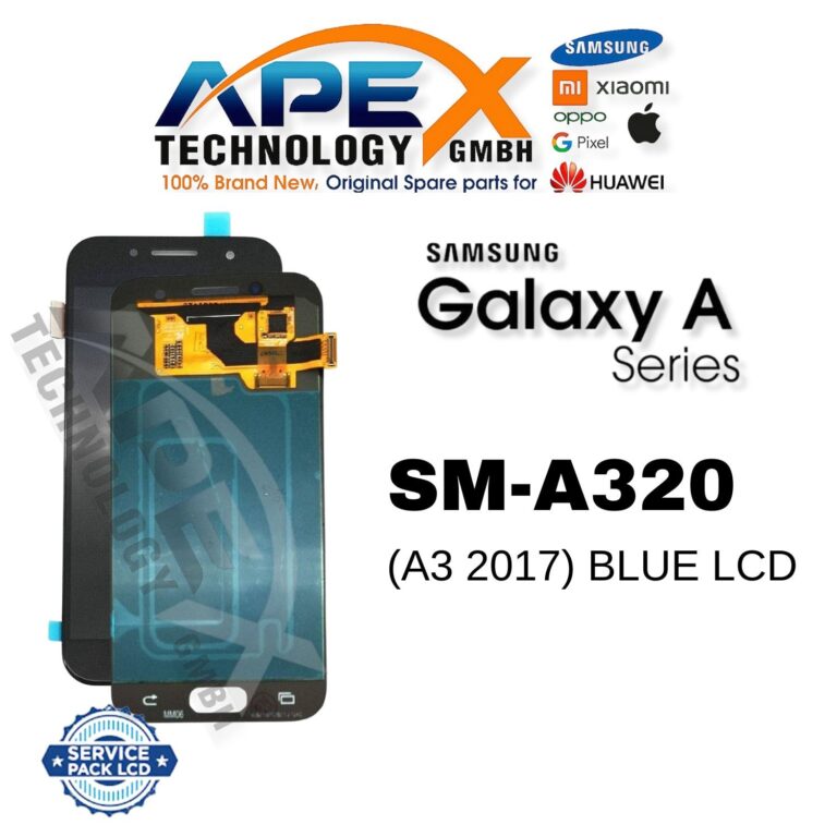 Samsung Galaxy A3 (SM-A320) Display LCD - Blu (Service Pack) – GH97-19732C