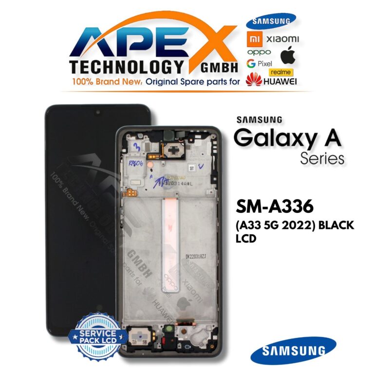 Samsung Galaxy A33 5G (SM-A336) LCD-Display - Schwarz (Service Pack) – GH82-28143A