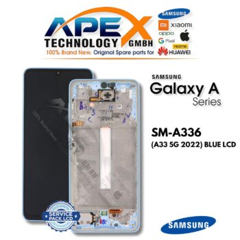 Samsung Galaxy A33 5G (SM-A336) Display LCD - Blu (Service Pack) – GH82-28143C