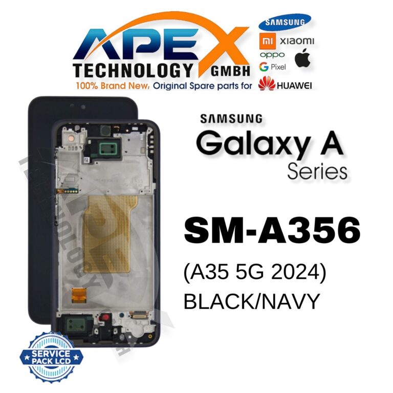 Samsung Galaxy A35 5G (SM-A356) LCD-Display - Schwarz / Marineblau (Service Pack) – GH82-34221A