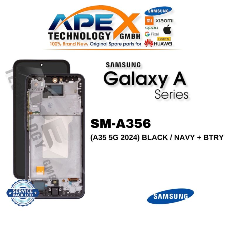 Samsung Galaxy A35 5G (SM-A356) Pantalla LCD - Negro / Azul marino (Service Pack) – GH82-34223A