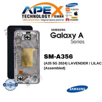 Samsung Galaxy A35 5G (SM-A356) Display LCD - Lavender / Lilac (Assemblato) – GH82-34221C