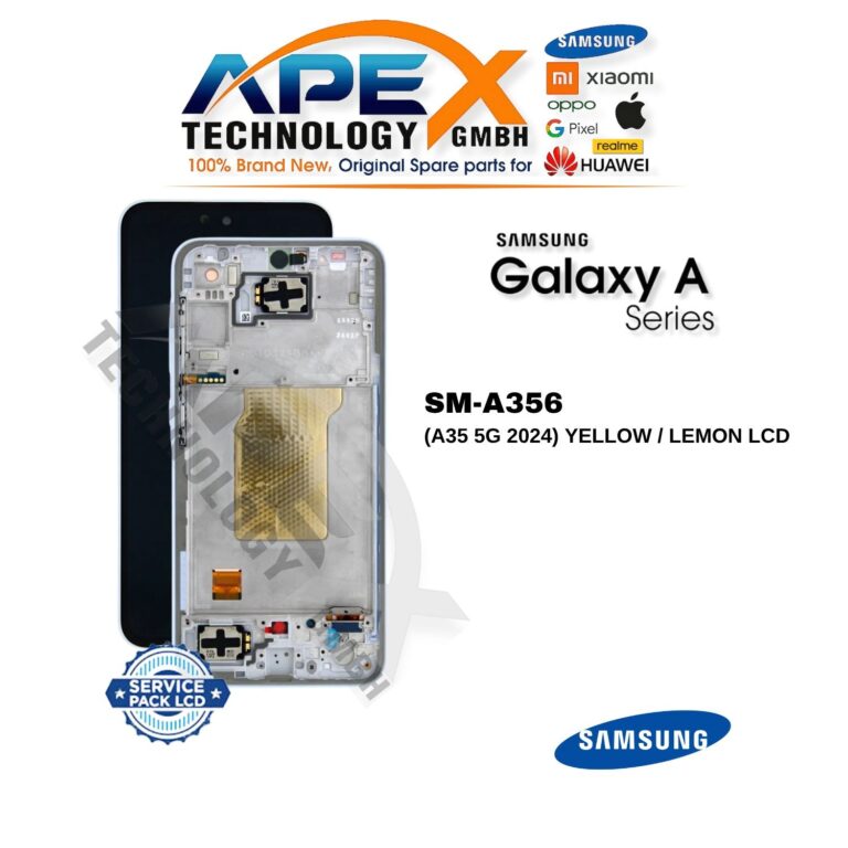 Samsung Galaxy A35 5G (SM-A356) شاشة LCD كاملة - أصفر / Lemon (Service Pack) – GH82-34221D