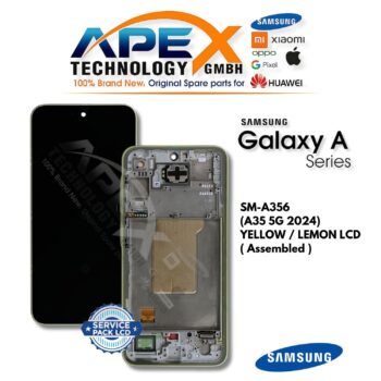 Samsung Galaxy A35 5G (SM-A356) Display LCD - Giallo / Lemon (Assemblato) – GH82-34221D