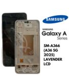 Samsung Galaxy A36 5G (SM-A366) Display LCD - Lavender (Service Pack) – GH82-36841D
