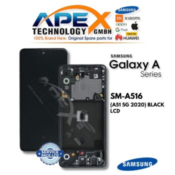 Samsung Galaxy A51 5G (SM-A516) Display LCD - Nero (Service Pack) – GH82-23124A
