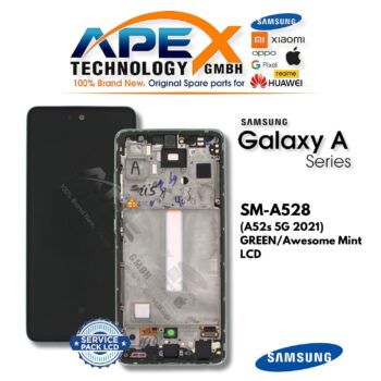 Samsung Galaxy A52s 5G (SM-A528) Display LCD - Verde/awesome Mint (Assemblato) – GH82-26861E