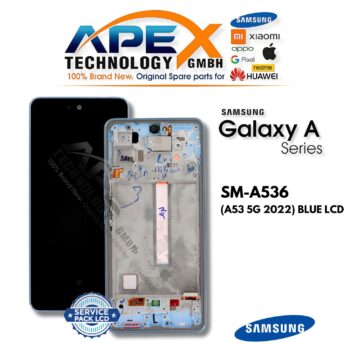 Samsung Galaxy A53 5G (SM-A536) Display LCD - Blu (Rigenerato) – GH82-28024C
