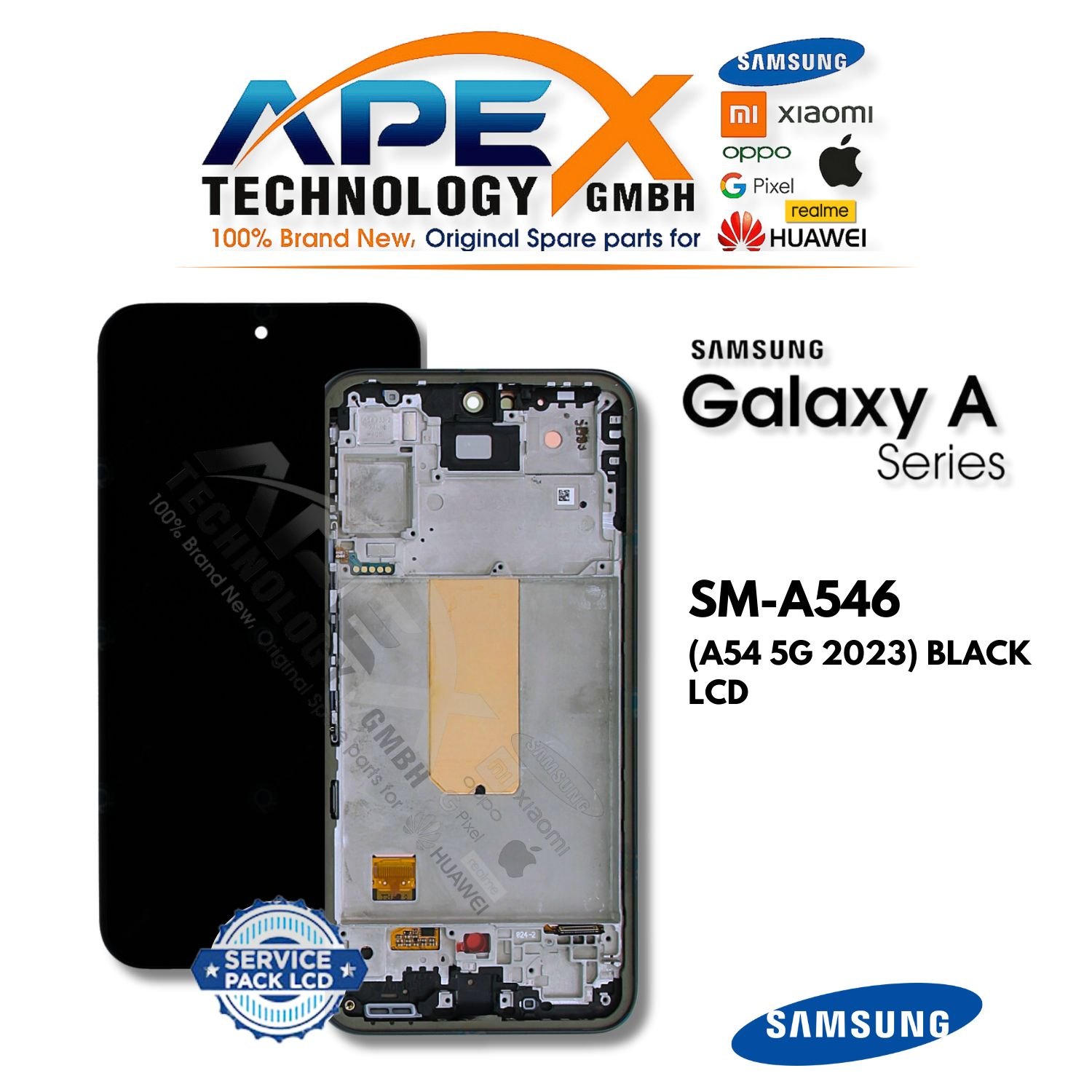 Samsung Galaxy A54 5G (SM-A546) Display LCD - Nero (Service Pack) – GH82-31231A Samsung Galaxy A54 5G (SM-A546) Display LCD - Nero (Service Pack) – GH82-31231A