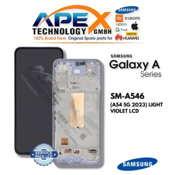 Samsung Galaxy A54 5G (SM-A546) Display LCD - Viola chiaro (Assemblato) – GH82-31231D