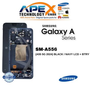 Samsung Galaxy A55 5G (SM-A556) Display LCD - Nero / Blu navy (Service Pack) – GH82-34307A