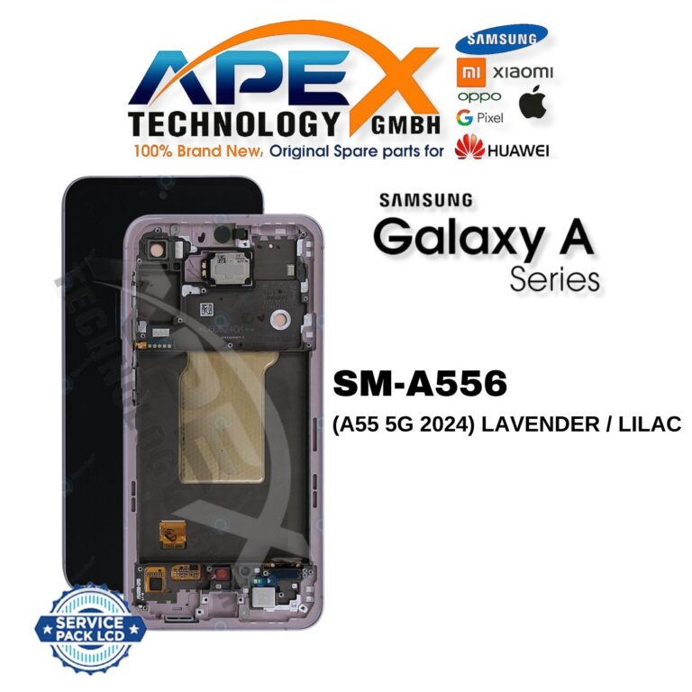 Samsung Galaxy A55 5G (SM-A556) Pantalla LCD - Lavender / Lilac (Service Pack) – GH82-34305C