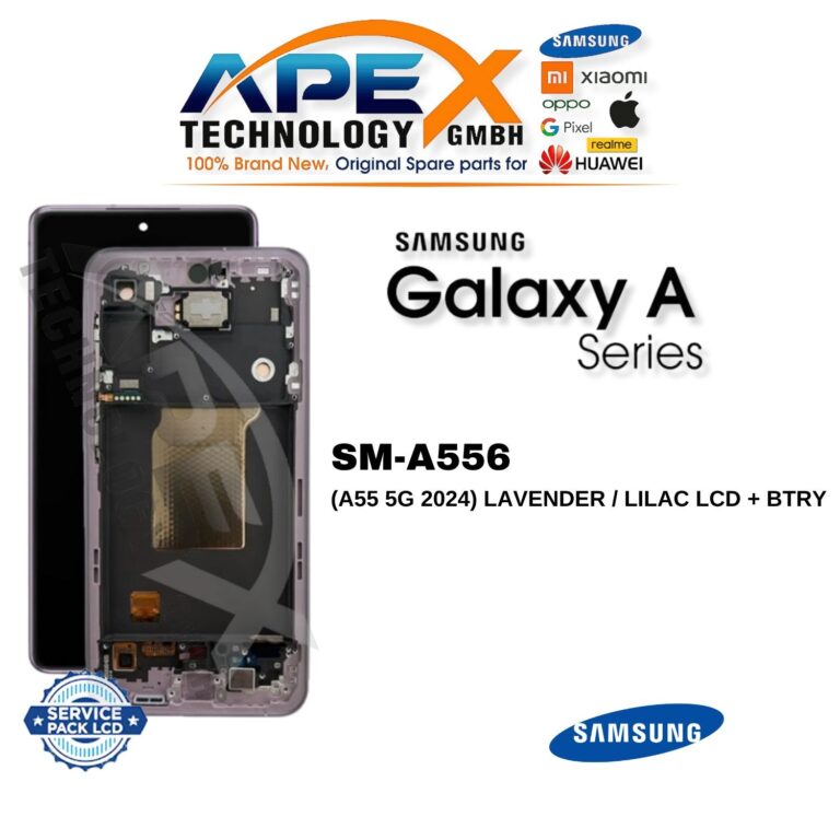 Samsung Galaxy A55 5G (SM-A556) Écran LCD - Lavender / Lilac (Service Pack) – GH82-34307C